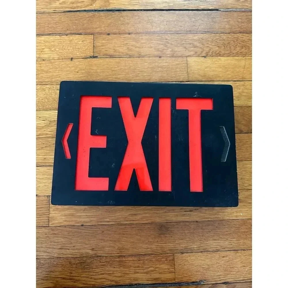 Metal Hanging EXIT sign